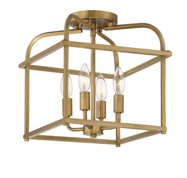 Product Image 8 for Audrey 4 Light Semi Flush from Savoy House 