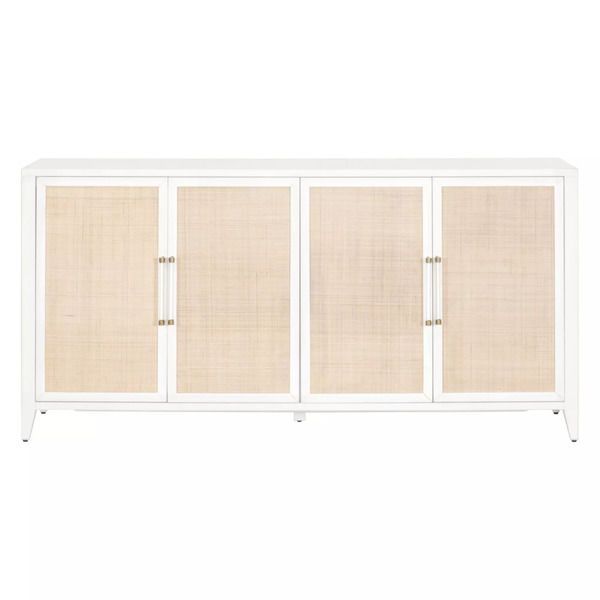 Product Image 3 for Holland White Rattan Media Sideboard from Essentials for Living