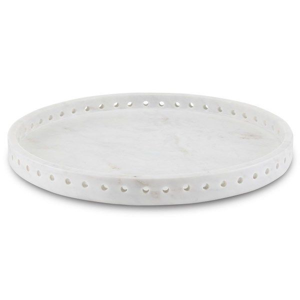 Product Image 4 for Freya White Marble Tray from Currey & Company