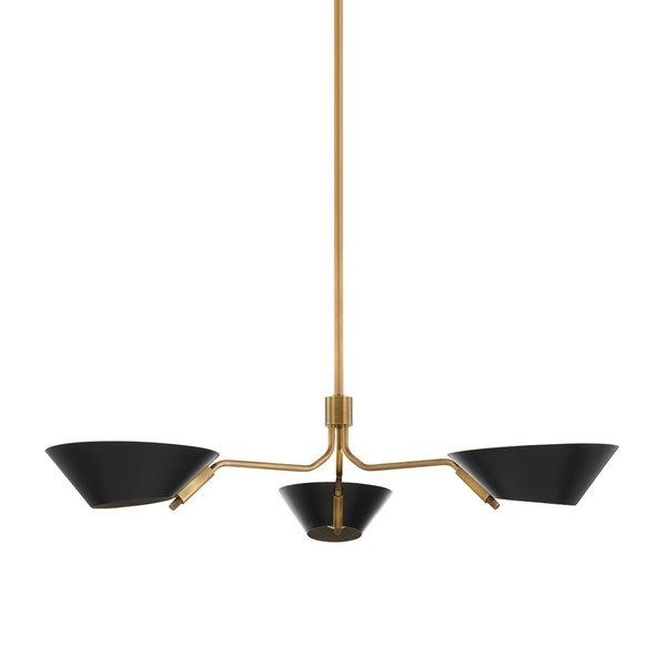 Sacramento Iron 3-Light Chandelier - Black | Scout & Nimble