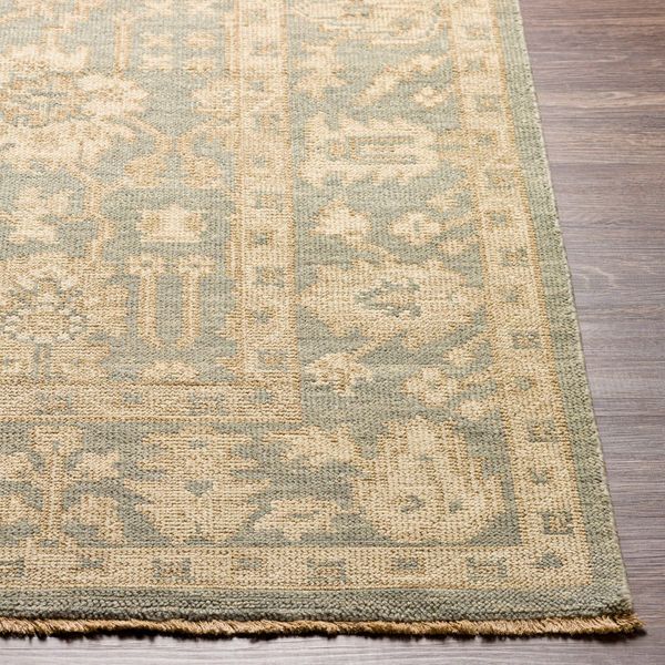 Product Image 5 for Reign Hand-Knotted Dusty Sage / Tan Rug - 6' x 9' from Surya