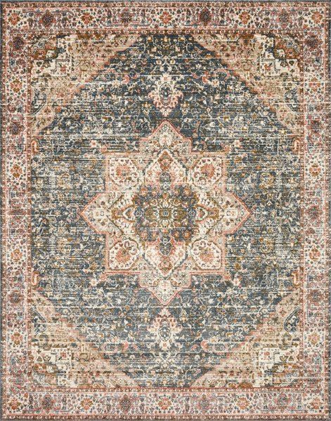Product Image 5 for Saban Blue / Multi Rug from Loloi