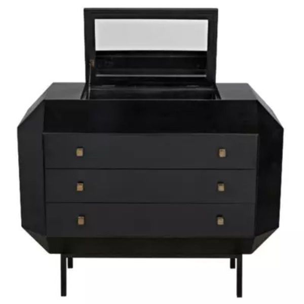 Product Image 8 for Rhiana Black Wood Dresser from Noir