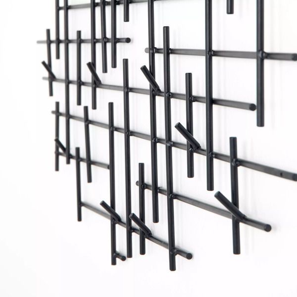 Product Image 5 for Crossin Coat Rack Iron Matte Black from Four Hands