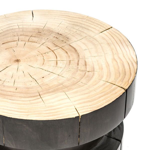 Product Image 6 for Inez End Table Natural Pine/Black Pine from Four Hands