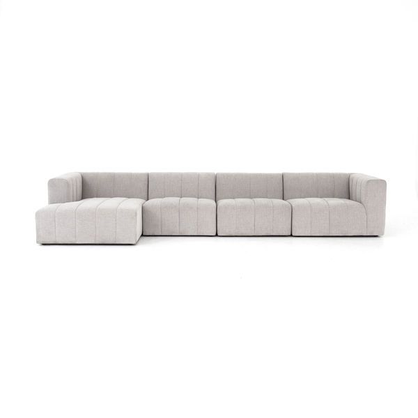 Product Image 7 for Langham Channeled 4 Pc Sectional Laf Ch from Four Hands