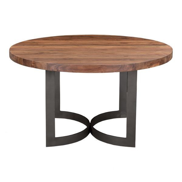 Product Image 6 for Bent Round Dining Table 54" Smoked from Moe's