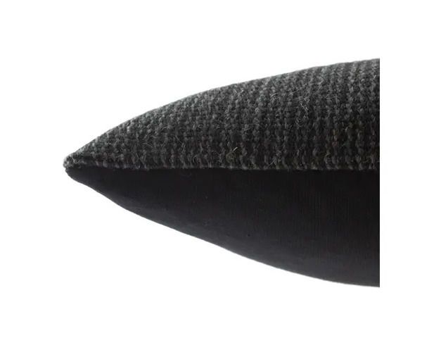 Product Image 3 for Aravalli Ombre Black/ Gray Down Throw Pillow 12x24 Inch from Jaipur 