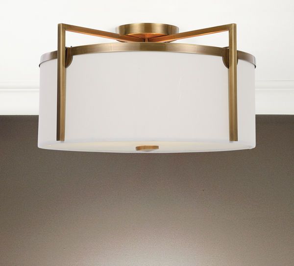 Product Image 4 for Colfax Brass 3 Light Semi Flush from Uttermost