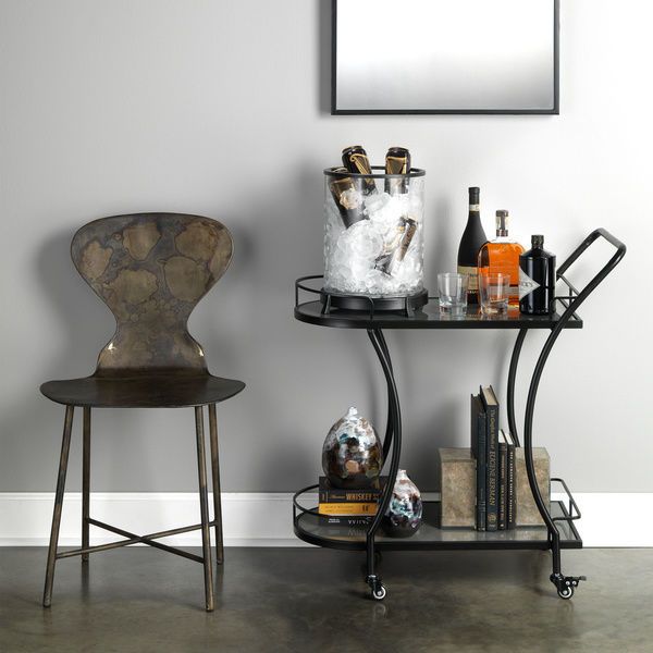 Product Image 3 for Sterling Black Bar Cart from Jamie Young