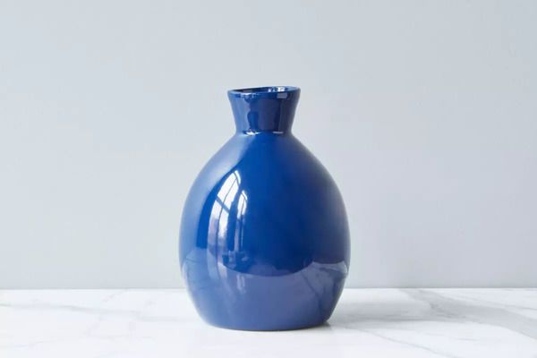 Navy Artisanal Vase, Small image 1