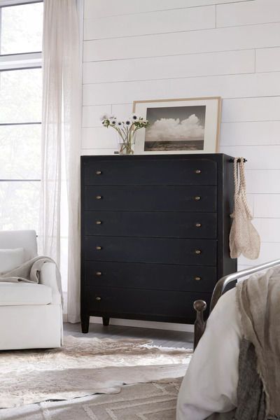 Product Image 2 for Ciao Bella Six Drawer Chest  Black from Hooker Furniture