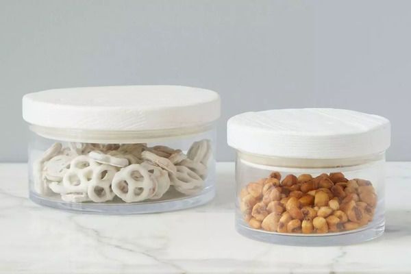 Product Image 2 for Bianca Wood Top Canister, Medium from etúHOME