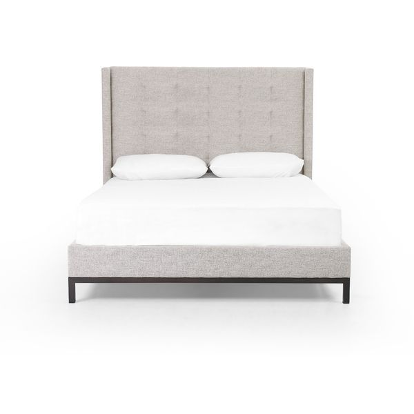 Product Image 7 for Newhall Bed 55" Plushtone Linen King from Four Hands