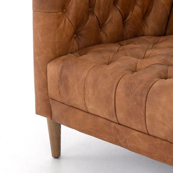 Product Image 8 for Williams Leather Chair - Washed Camel from Four Hands