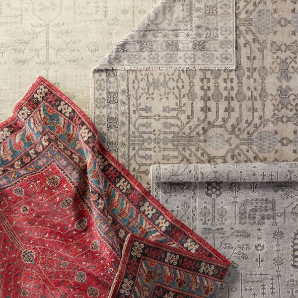 Product Image 5 for Donte Hand-Knotted Oriental Red/ Blue Rug from Jaipur 