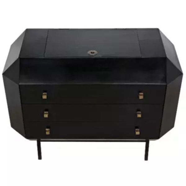 Product Image 9 for Rhiana Black Wood Dresser from Noir