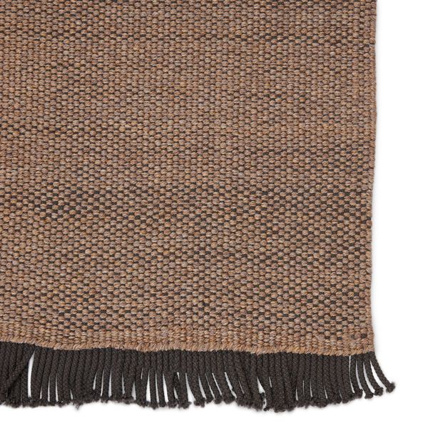 Product Image 4 for Savvy Indoor/ Outdoor Solid Tan/ Black Rug from Jaipur 