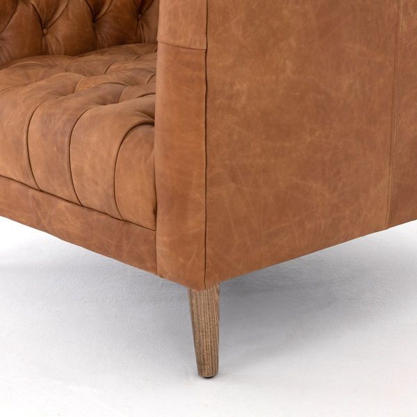 Williams Leather Chair - Washed Camel image 7