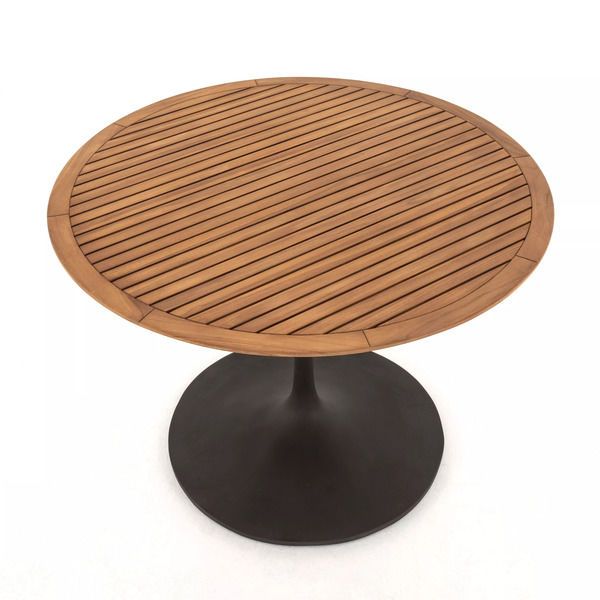 Product Image 5 for Reina Outdoor Bistro Table Natural Teak from Four Hands