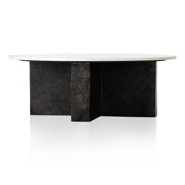 Product Image 3 for Terrell Round Aluminum Coffee Table from Four Hands