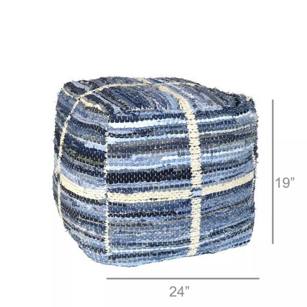 Product Image 5 for Strauss Pouf   Square   Grid Pattern from Homart