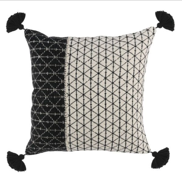 Product Image 2 for Bakari Black/Ivory Pillow (Set Of 2) from Classic Home Furnishings