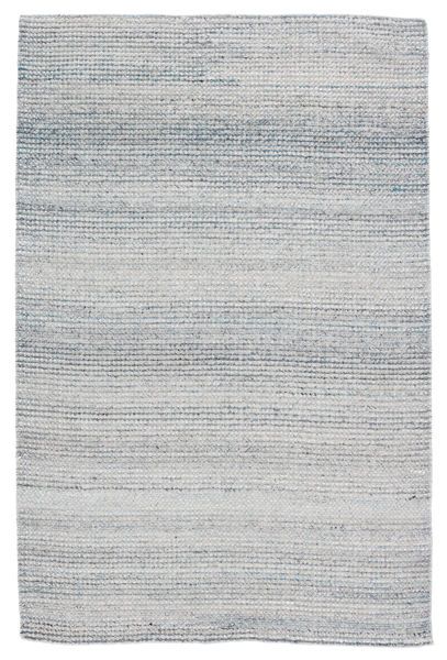 Crispin Indoor/ Outdoor Solid Blue/ White Rug image 1