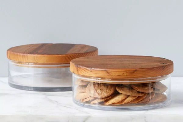 Classic Wood Top Canister image 1