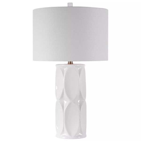 Product Image 5 for Uttermost Sinclair White Table Lamp from Uttermost