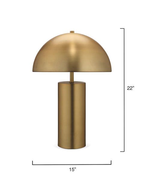 Product Image 3 for Felix Table Lamp in Antique Brass Metal from Jamie Young