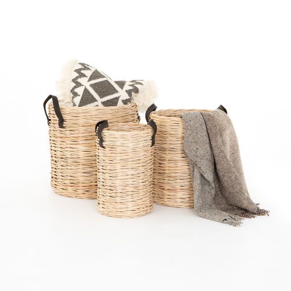 Product Image 8 for Ember Natural Baskets (Set Of 3) from Four Hands