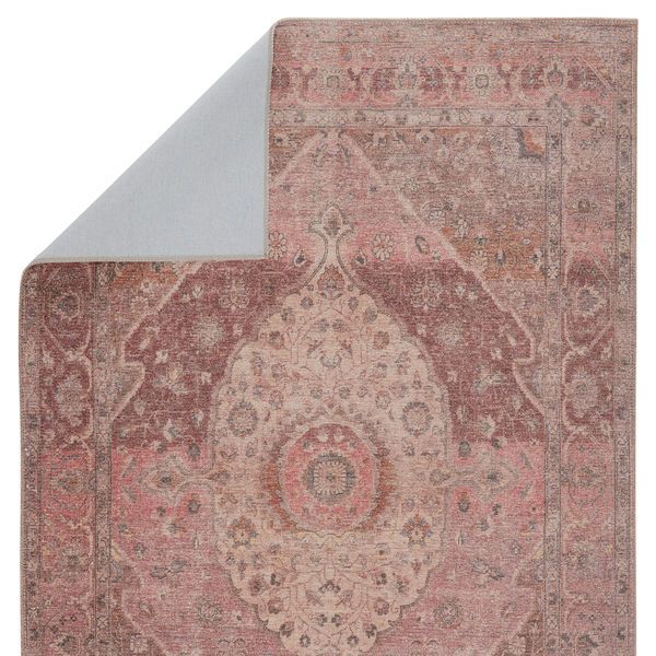 Product Image 5 for Ozan Medallion Pink/ Burgundy Rug from Jaipur 