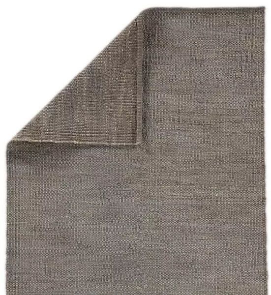 Anthro Natural Solid Dark Gray Area Rug image 4