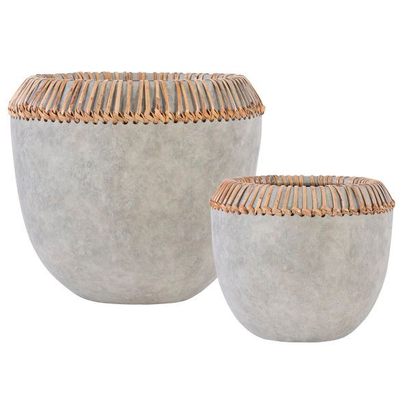 Product Image 3 for Uttermost Aponi Concrete Ray Bowls, S/2 from Uttermost