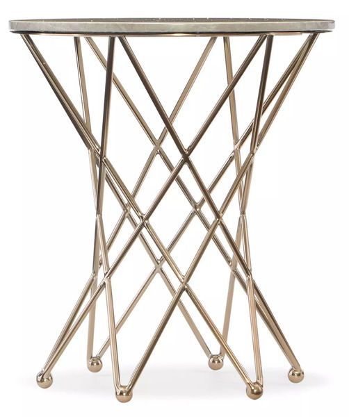 Product Image 4 for Highland Park Round End Table With Marble Top from Hooker Furniture