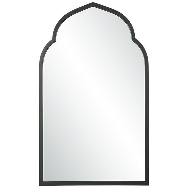 Product Image 3 for Kenitra Black Arch Mirror from Uttermost