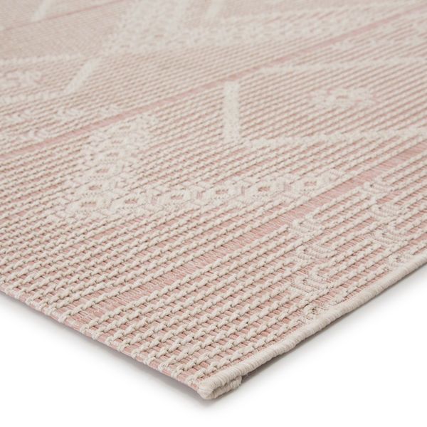 Product Image 10 for Shiloh Indoor / Outdoor Tribal Light Pink / Cream Area Rug from Jaipur 