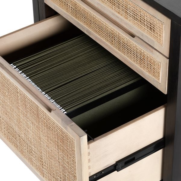Product Image 8 for Clarita Desk System W/ Filing Cabinet - Black Mango from Four Hands