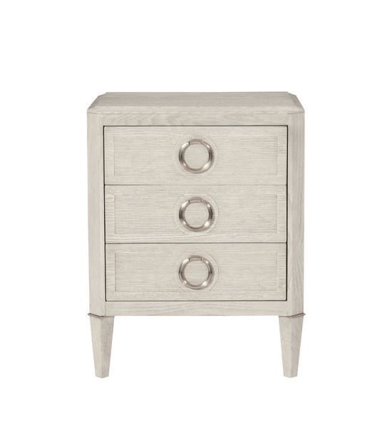 Product Image 1 for Domaine Blanc Three Drawer Oak Nightstand from Bernhardt Furniture