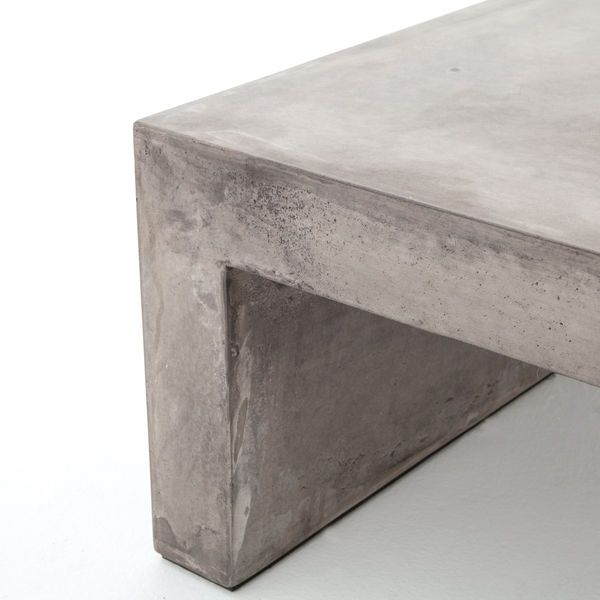 Product Image 4 for Parish Coffee Table Grey Concrete from Four Hands