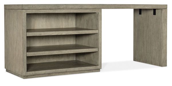 Product Image 1 for Linville Falls Oak Veneer 72" Desk with Open Desk Cabinet from Hooker Furniture