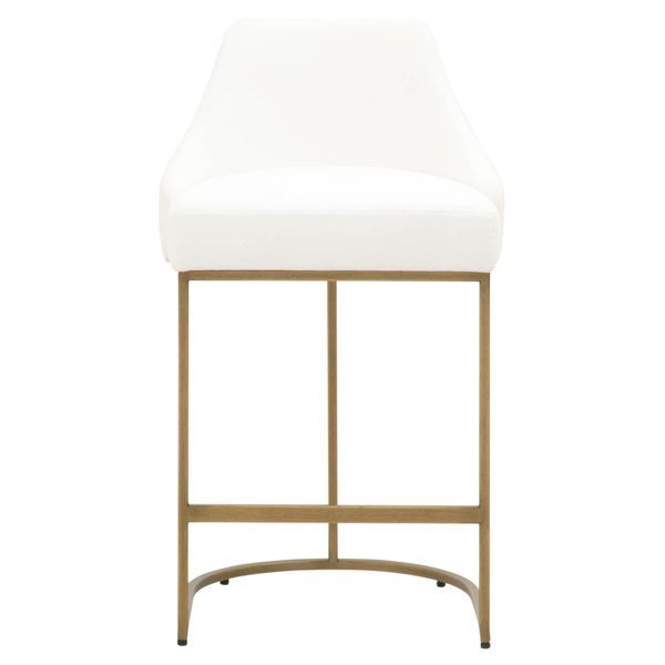 Product Image 5 for Parissa White Counter Stool (Set Of 2) from Essentials for Living