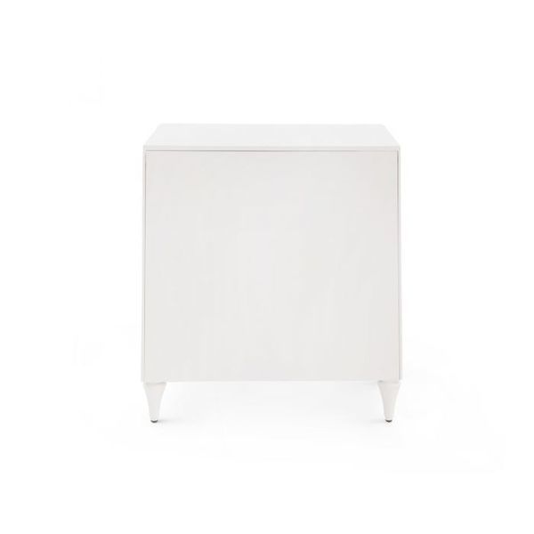 Product Image 3 for Fairfax 3-Drawer White Wood Side Table from Villa & House