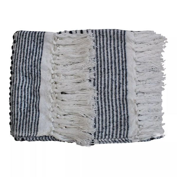 Product Image 3 for Harrison Throw Grey Blue from Moe's