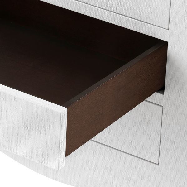 Product Image 4 for Jacqui Grasscloth 3-Drawer Side Table from Villa & House