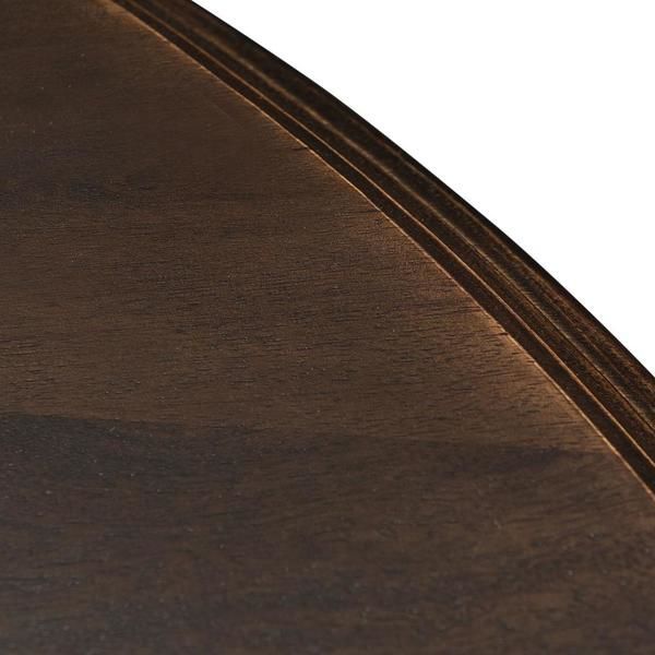 Toulon Vintage Brown Round Dining Table image 3