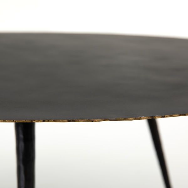 Trula Round Coffee Table Rubbed Black image 9
