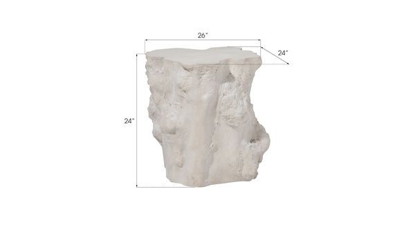 Product Image 4 for Log Side Table, Roman Stone from Phillips Collection