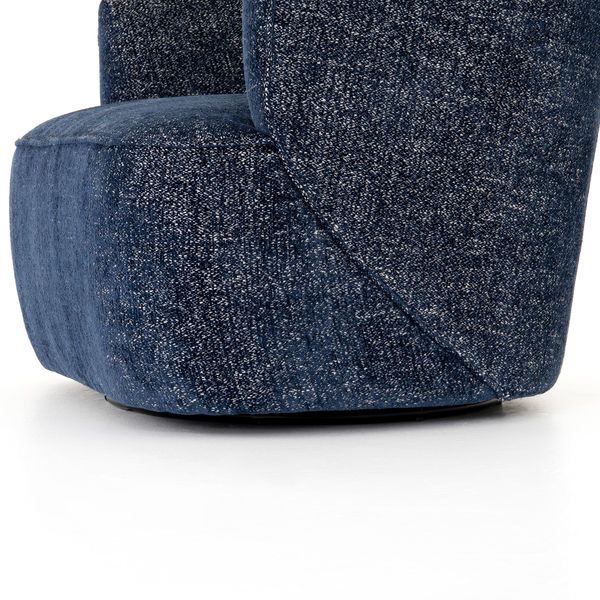 Mila Swivel Chair - Comal Azure image 2